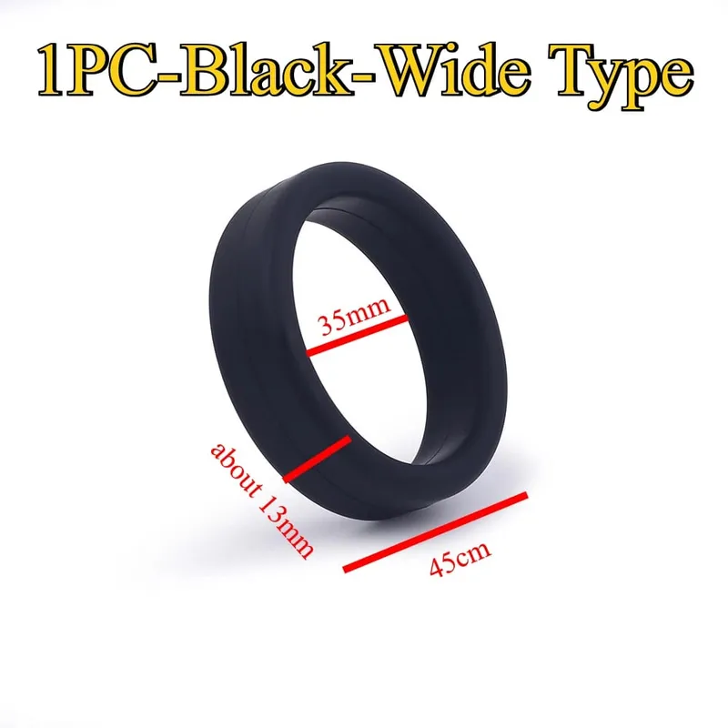 1/3pcs Soft Silicone Penis Locking Rings Sex Toys For Adult Men Delay Ejaculation Beginners Long Lasting Cock Ring for Male 18+ — image 8
