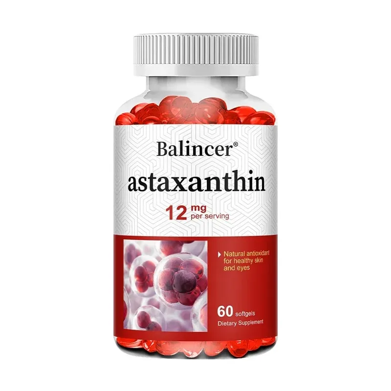 Astaxanthine 12 mg - Ondersteunt de gezondheid van de ogen Gewrichtsgezondheid Interne circulatie Huidgezondheid Verhoogt de immuniteit Verbetert de spijsvertering — image 9