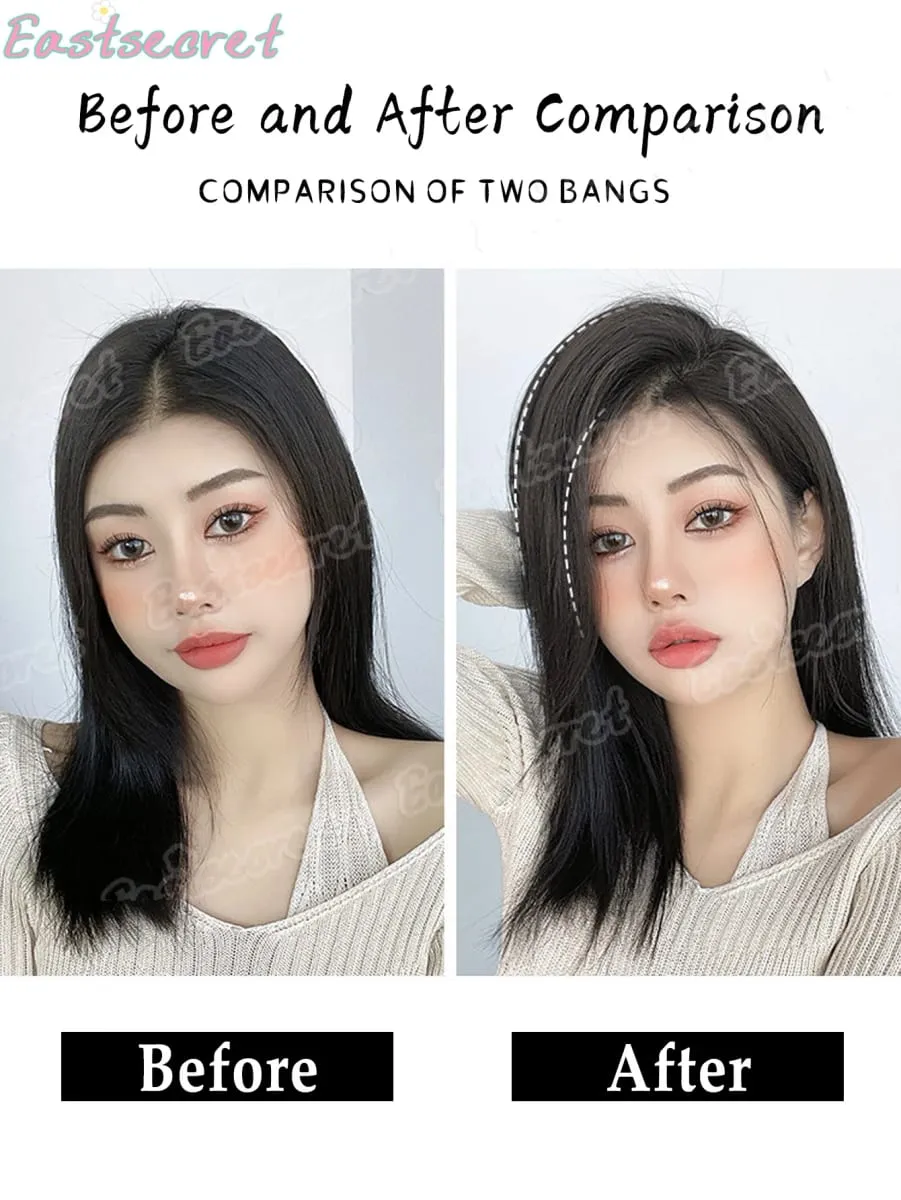 Hair Clip Natural Hair Extensions Clip In Synthetic wig Extensions 8/12Inch Hairpiece Replenish Hair Volume Clip In Natural Hair — image 3