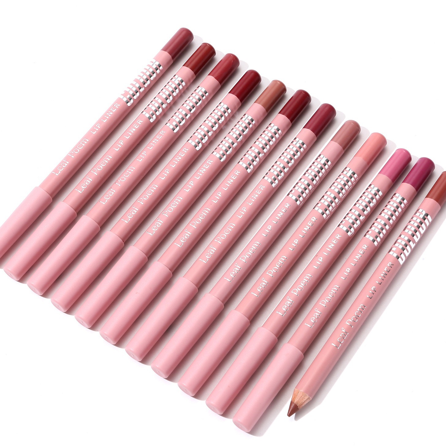 Lápis delineador labial fosco, 12 cores, à prova d'água, batom natural, nude, rosa, delineador pro, contorno dos lábios, maquiagem — image 6