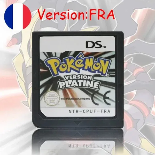 미국 EUR FRA ITA NOE AUS ESP NDS 게임 카트리지 포케몬 블랙 화이트 플래티넘 HeartGold SoulSilver for DS 2DS 3DS 콘솔 — image 13