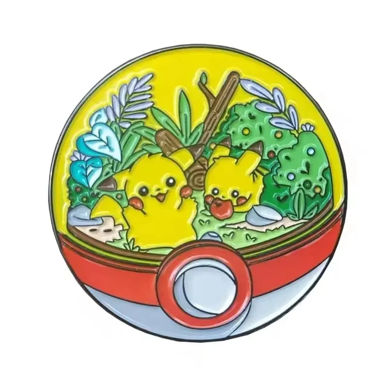 Cute Cartoon Pokemon Pikachu Lapel Pins for Backpack Enamel Pin Badges Brooch for Clothes Fashion Jewelry Holiday Gifts — image 32