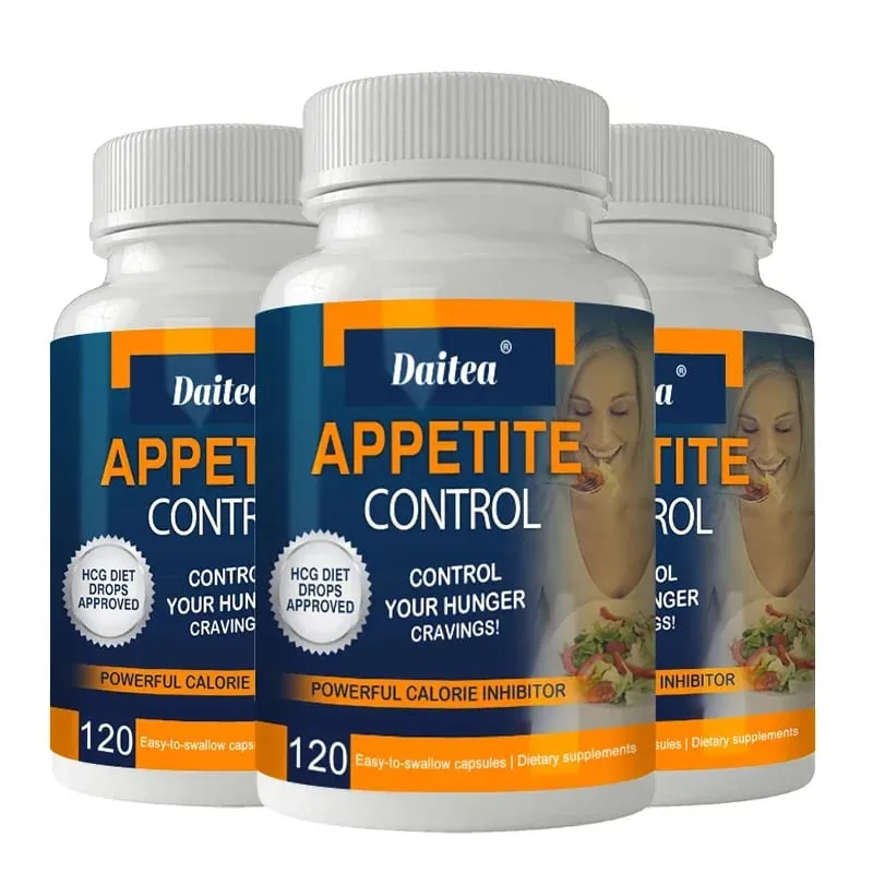 Daitea Appetite Control Capsules - Organic Vitamin C Metabolism Weight Management Powerful Calorie Suppressant
