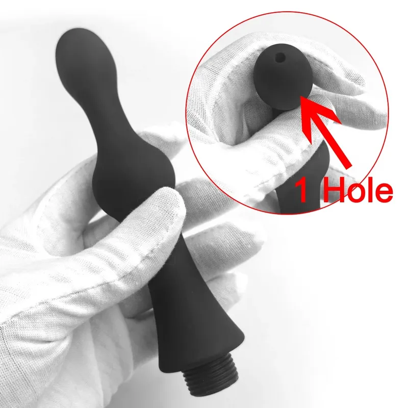 1ชิ้นซิลิโคนก้นล้างplug-inห้องอาบน้ำฝักบัวสวนทวารหนักdilatorsทำความสะอาดห้องน้ำผู้ใหญ่เซ็กส์ทอยBDSMทาสสุขภาพทางเพศ — image 10