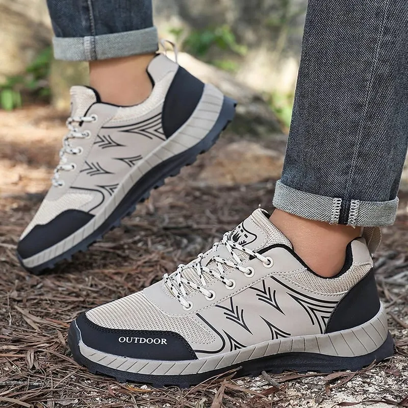 Men's High Quality Hiking Shoes Outdoor Trainers Climbing Shoe Male Trekking Sneakers Anti-slip Tactical Sports Walking Footwear — image 6