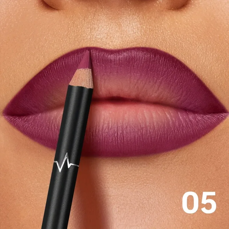 Pudaier 6-Color Waterproof Matte Lip Liner - Long-Lasting Non-Transfer Formula Matte Finish 6 Versatile Shades — image 7