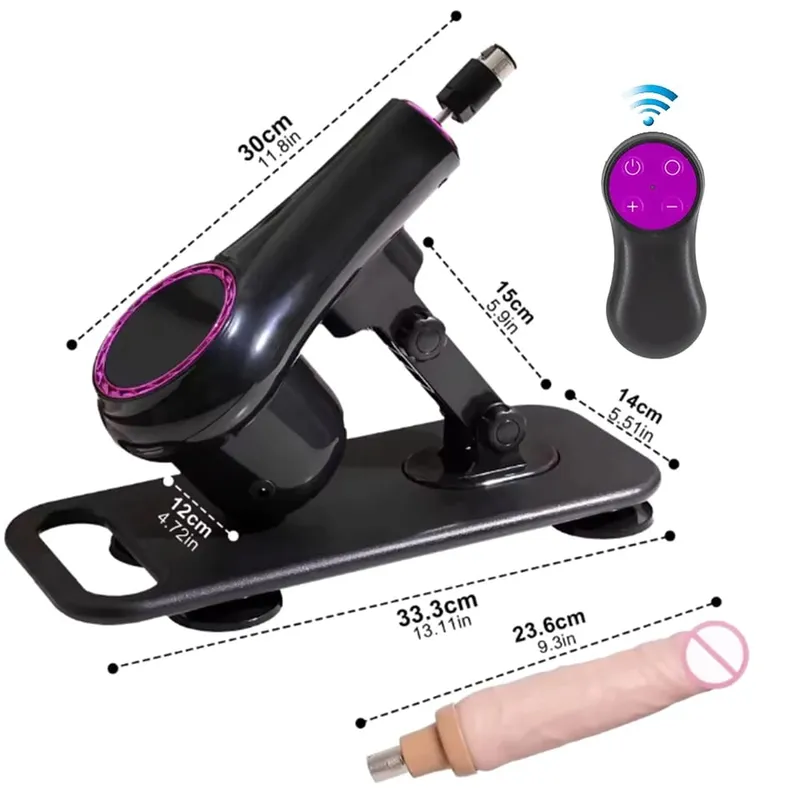 Remote & APP Control Sex Machine With DIldo and Vac U Lock for Man and Women 20 Modes Stable Love Machine Silent Vibrator