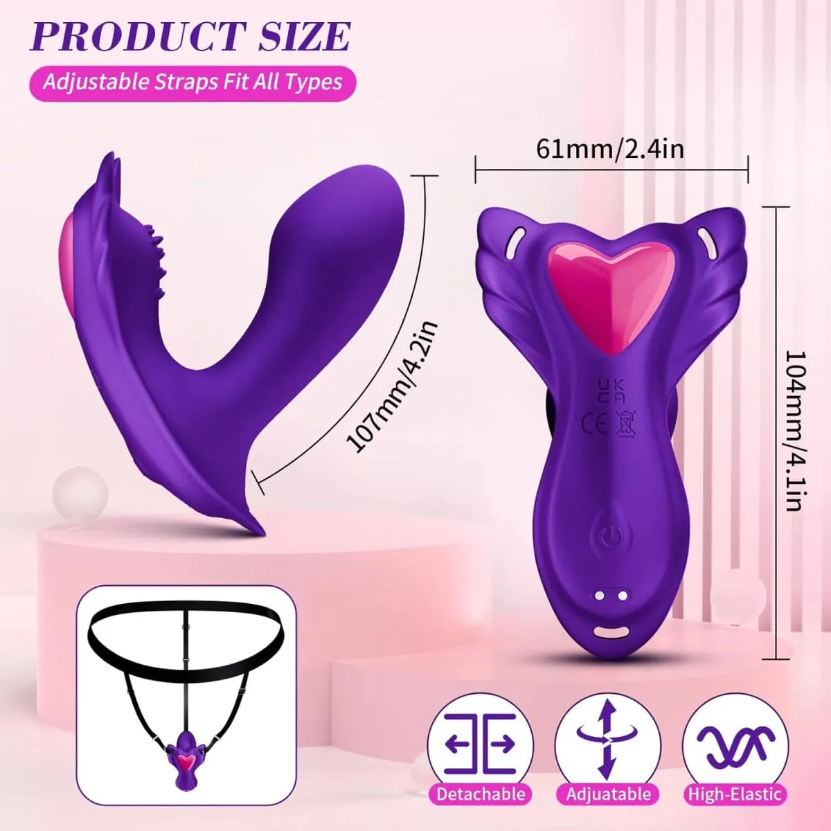 Vibrador vibrador ponto g com controle sem fio, aplicativo para mulheres, controle remoto, calcinha vagina, massageador vibratório, brinquedos sexuais para casal — image 4