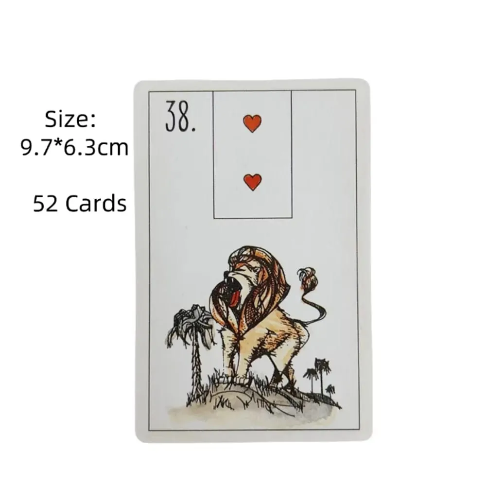 Maybe Lenormand Oracle Cards Deck For Family Party High Quality Fortune Telling Divination Tarot Deck Cards — image 3