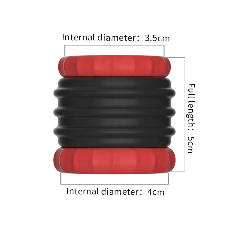 Male Ball Stretcher Scrotum Penis Rings Lock Sperm Penis Cock Ring Testis Restraint Penile Erection BDSM Sex Toys for Men Time