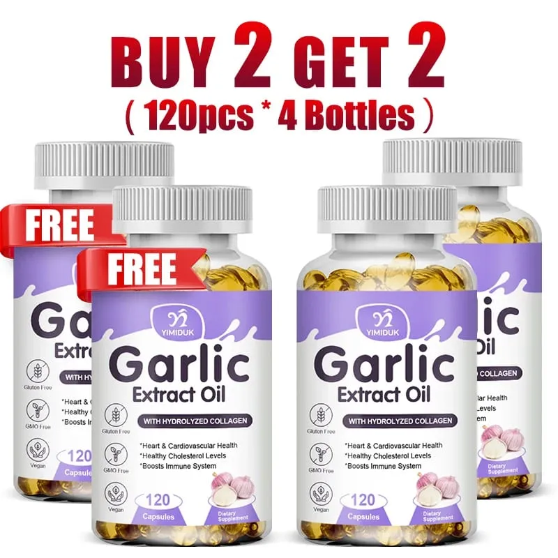 Beli 1 Percuma 1! Suplemen Minyak Ekstrak Bawang Putih Tulen untuk Penggalak Sistem Imun Kolesterol Kesihatan Jantung & Tekanan Darah — image 9