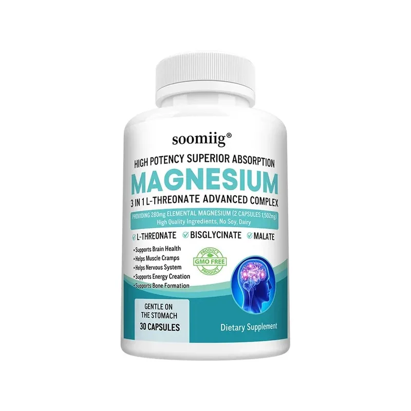 3 σε 1 - L-Threonate Magnesium Glycinate Malate Υγεία του εγκεφάλου Υποστήριξη ύπνου Ενισχυμένη ανοσία Ενεργειακός μεταβολισμός — image 8