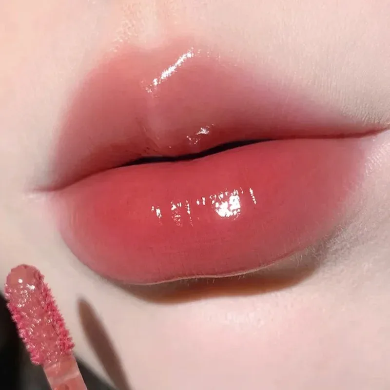 Herorange brilho labial hidratante, textura aquosa, lábios de vidro rechonchudos, longa duração, não seco, maquiagem diária — image 11