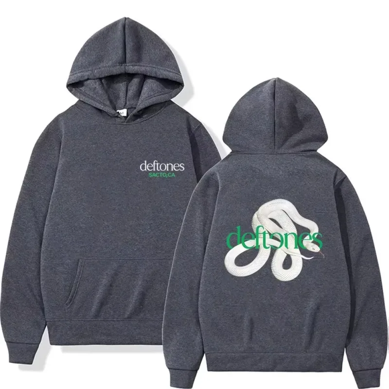 2026 New Snake Graphic Print Unisex Hoodie Retro Alternative Heavy Metal Long Sleeve Pullover Sweatshirt Vintage Music Style Cas — image 5