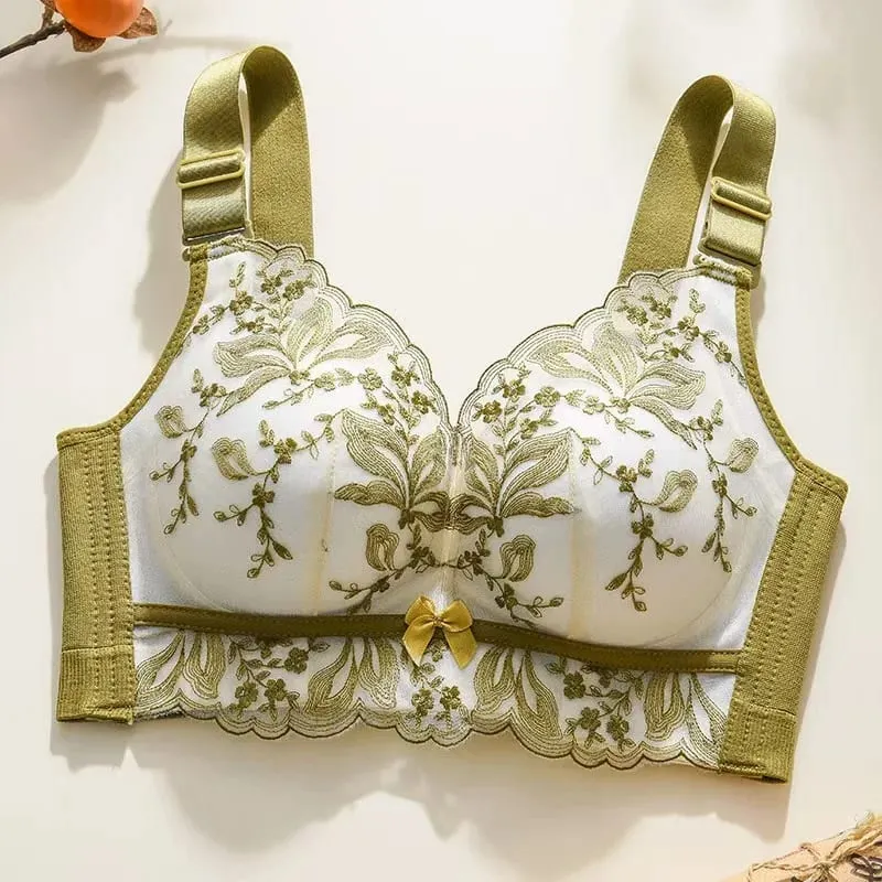 Sujetador de encaje Sexy, Push Up, sujetador suave, recolección de senos pequeños, encaje antiflacidez, ropa interior de mujer, lencería ajustable — image 7