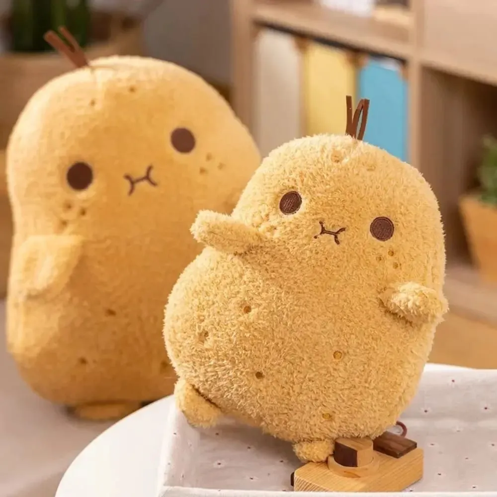 PP Cotton Small Potato Plush Doll Fluffy Plush Stuffed Funny Food Plush Doll Soft Ins Plant Spud Throw Pillow Kid Girl Boy — image 3