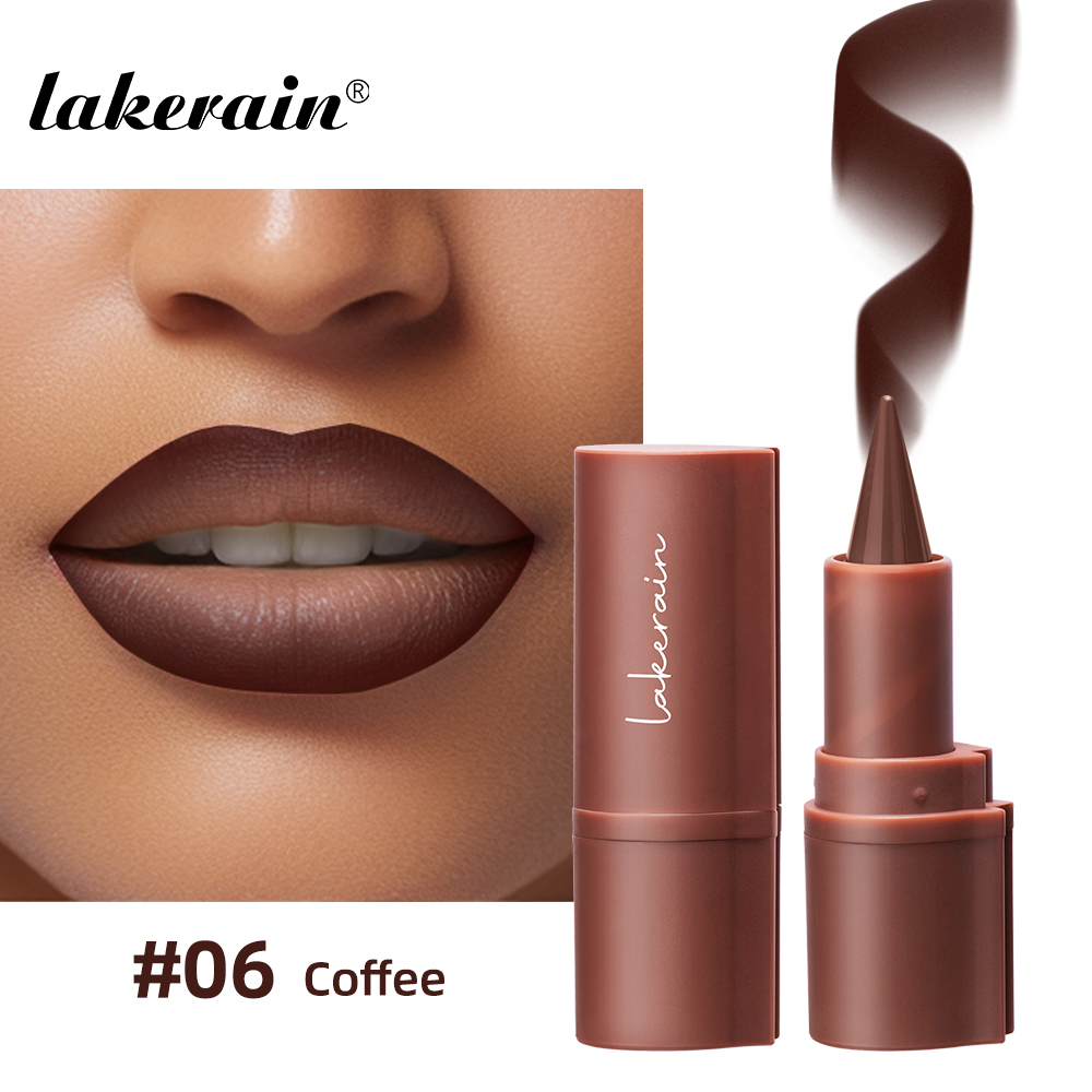 Lakerain Lip Liner Matte Zwart Bruin Fluwelen Lippenstift Waterdicht Niet Kleverig Contouring Tint Lipliner Crayon Lip Makeup — image 7
