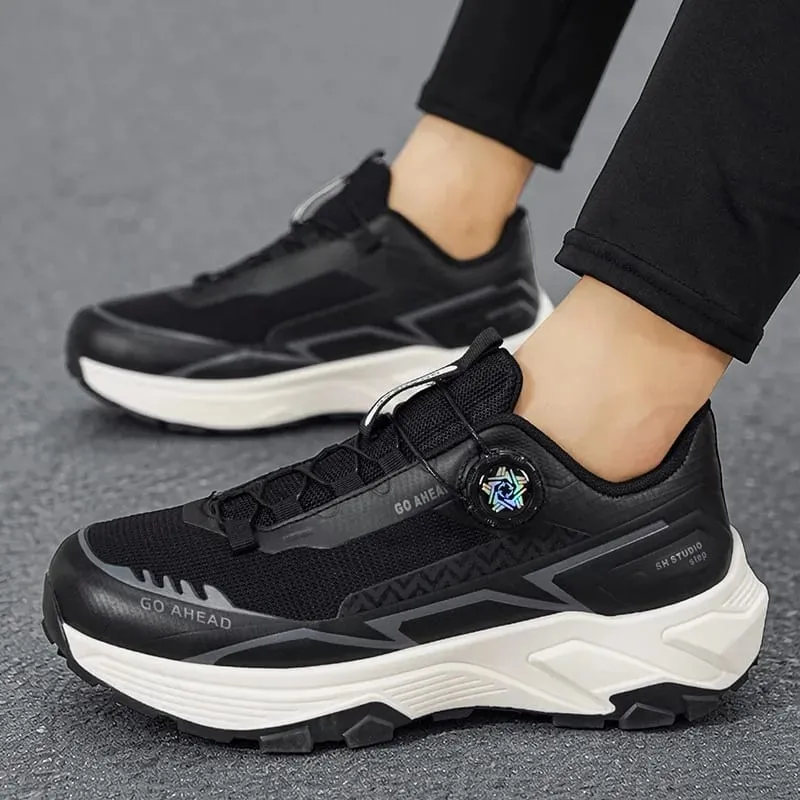 Mens Sneakers Casual Outdoor Anti Slip Shock-absorbing Versatile Off Road Hiking Shoes Comfortable Soft Sole Running Shoes Man