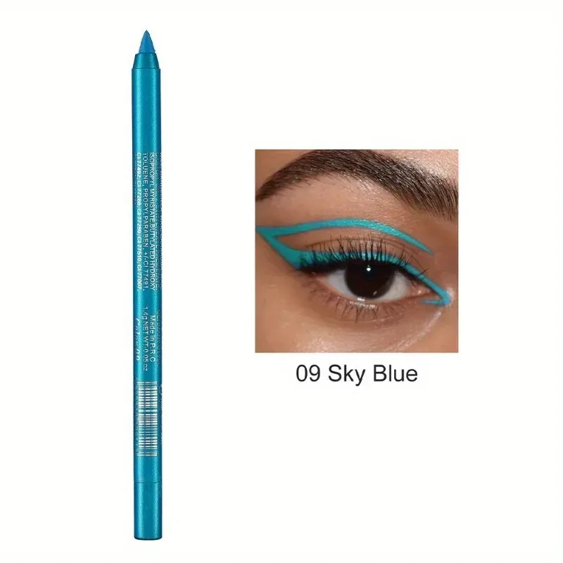 17 สี Pearlescent ดินสออายไลเนอร์สีสันสดใสกันน้ำ Long-Lasting Matte Smooth สวมใส่อายแชโดว์อายไลเนอร์ปากกาแต่งหน้า — image 15