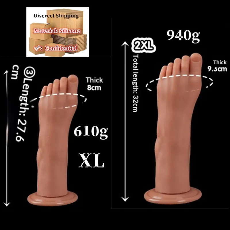 Enorme Voeten Stijl Anale Plug Grote Siliconen Kont ButtPlug Diepe Masturbator Dildo Dilatator Stimulator Anale Dildo Adult Sex Toy Voor vrouwen — image 20