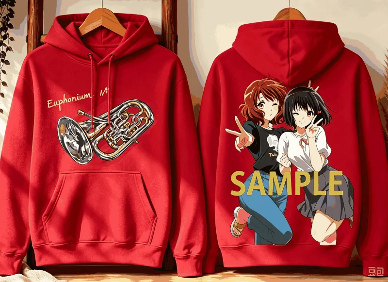 Sound! Euphonium Neutral Men's and Women's Fashion Hip Hop Oversized Unisex hoodies sweatshirt Sports Graphic Comfortable soft β image 10