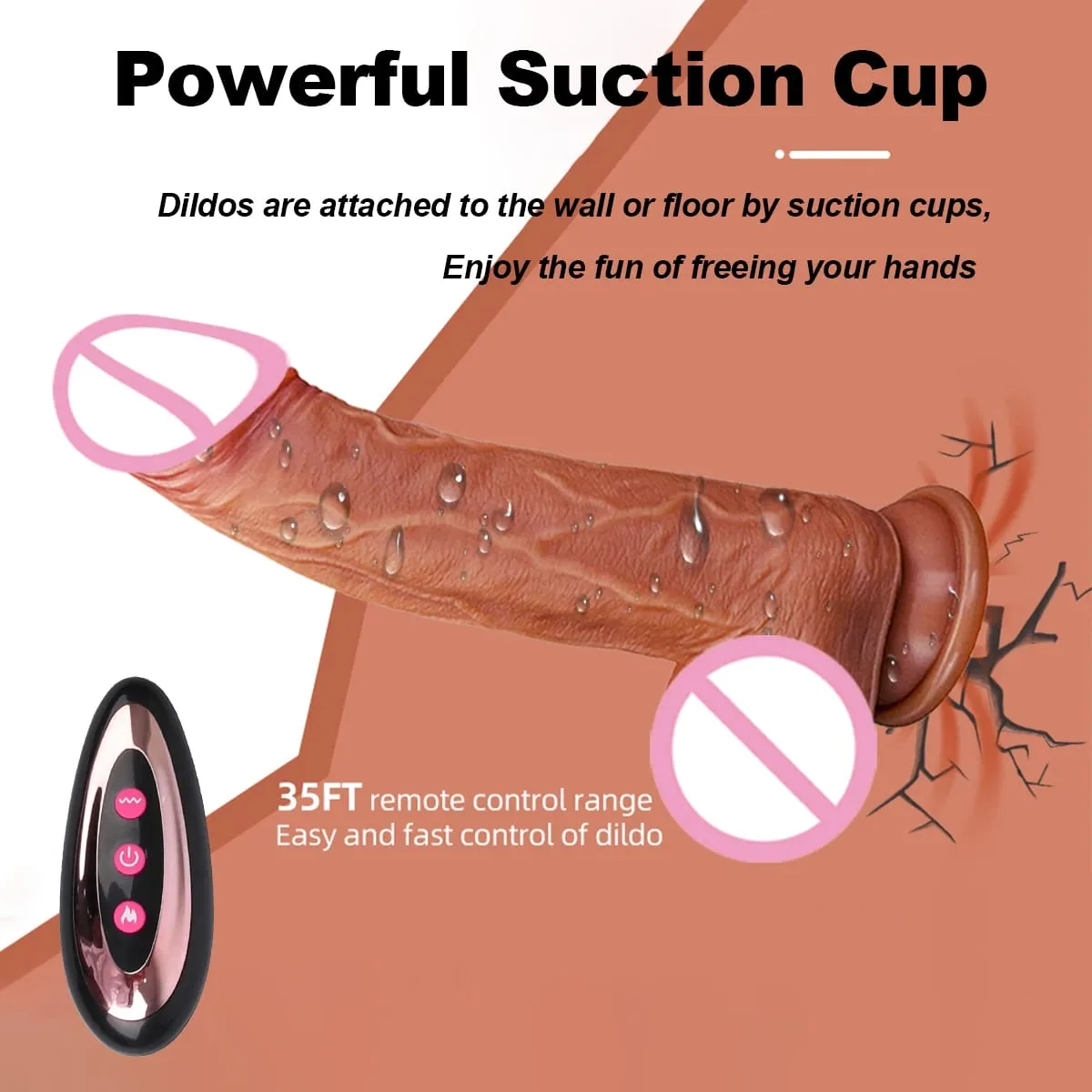 Vibrador realista sem fio, rotação remota, ventosa para pênis, ponto g, estimulador de clitóris, brinquedos sexuais, vibradores telescópicos — image 5