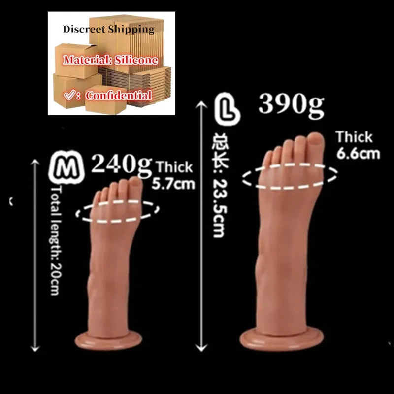 Enorme Voeten Stijl Anale Plug Grote Siliconen Kont ButtPlug Diepe Masturbator Dildo Dilatator Stimulator Anale Dildo Adult Sex Toy Voor vrouwen — image 18