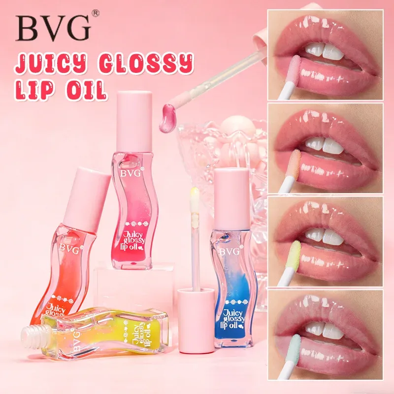Wave Bottle Juicy Lip Oil Διάφανο γυαλιστερό Lip Plumper Ενυδατικό Lip Gloss Καθημερινό Μακιγιάζ για τα Χείλη — image 5