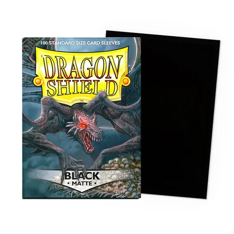 100 개/상자 66x91mm MTG/PKM/YGO/TCG 보드 게임 카드 슬리브 용 표준 크기 Demark Dragon Shield 무광택 카드 슬리브 — image 10