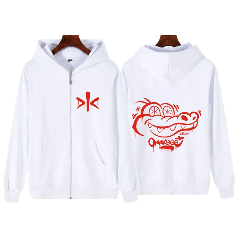 Alvaro Diaz Omakase 2026 Album Logo Print Hoodie Men Women Fashion Hip Hop Sweatshirts Long Sleeves Loose Casual Zip Up Jacket