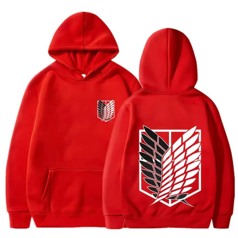 2026 Attack on Titan Men's Hoodie Anime Hoodies Men and Women Streetwear Pullover Harajuku Shingeki No Kyojin Hoodies Sweatshirt — image 20
