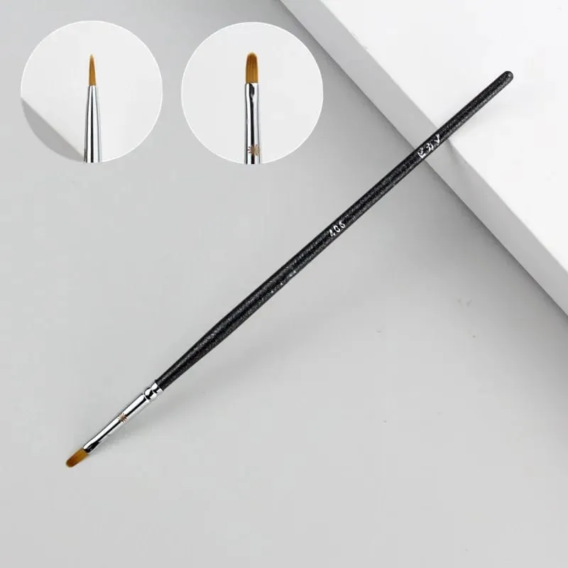 1ks štětce na rozmazání make-upu Ploché oční linky Make-up štětec Detail Precision Concealer Pudr na zvýraznění kontur kosmetické nástroje pro umělce — image 14