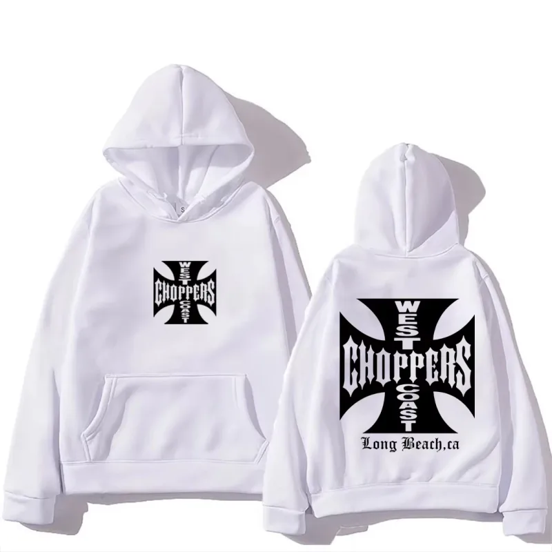 Paul Walker West Coast Choppers Hoodie Erkek Kadın büyük boy Moda Üst hip hop Giysileri Polar Uzun Kollu vintage Kazak