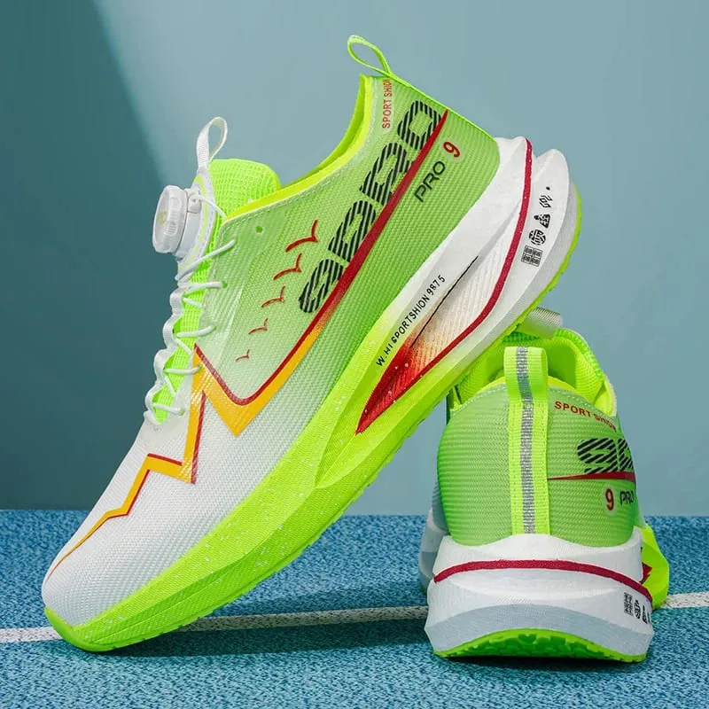 Men Running Shoes Carbon Board Marathon Speciality Race Sports Air Breathable Lightweight Women's Comfortable Athletic Sneakers — image 11