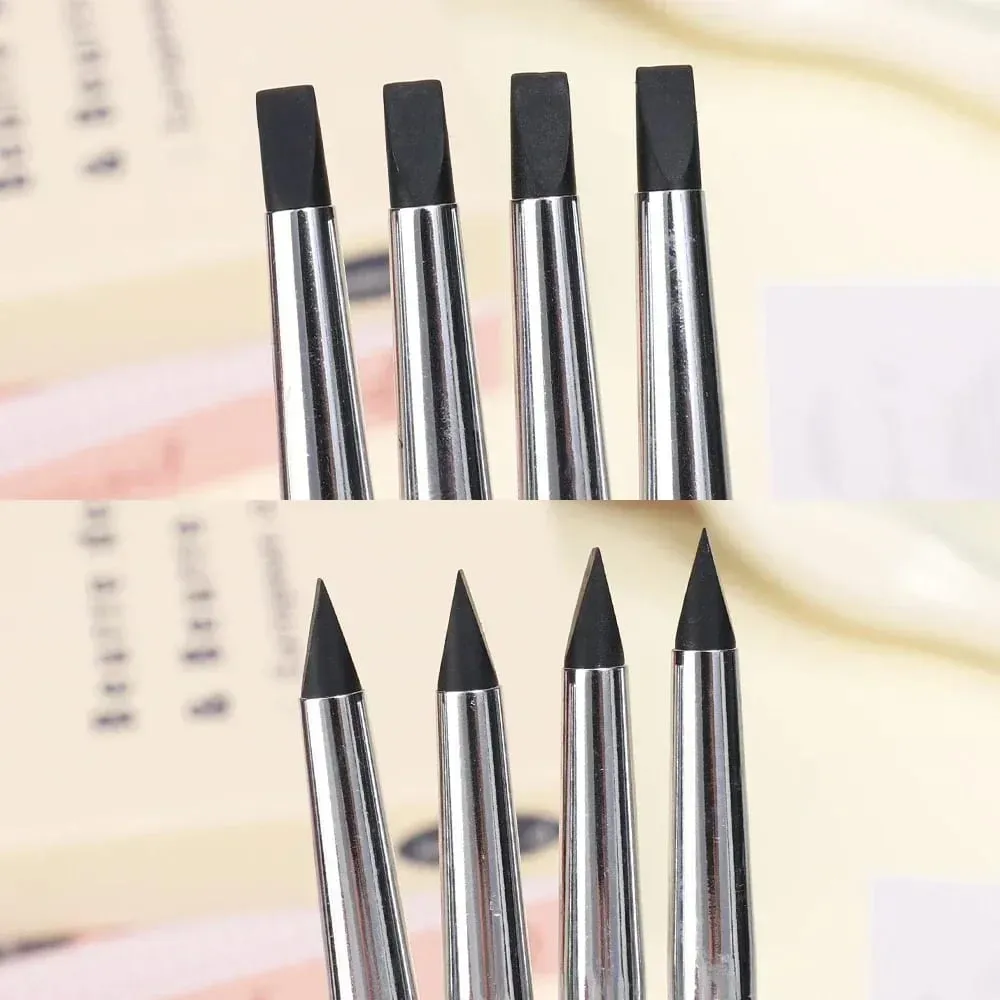 Escova de delineador de silicone lâmina multiuso sobrancelha batom pincéis fáceis de usar caneta de pintura de unhas olhos moldar ferramentas de modelagem