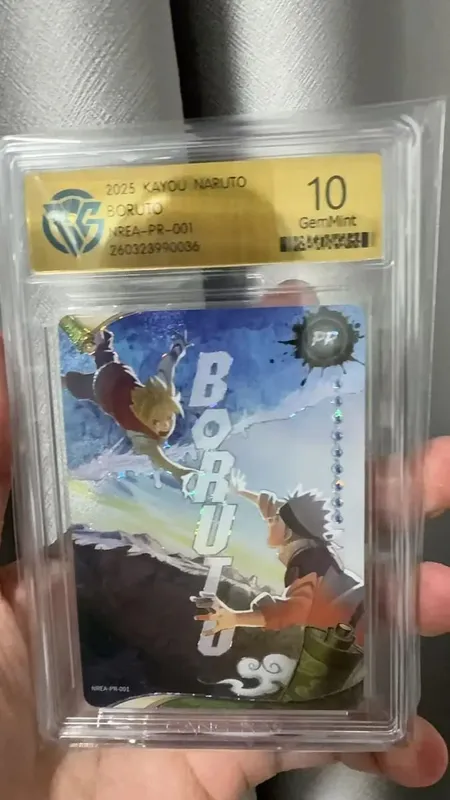 Naruto Card Αγγλική έκδοση PR-001PR-002 PRISTINE-10.0 Αυθεντική κάρτα αξιολόγησης KAYOU — image 3