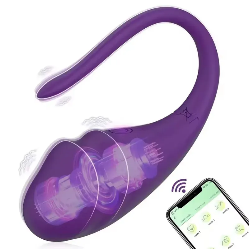 Wearable Women Egg Vibrator Wireless App Control G Spot Vaginal Stimulator Anal Vibrating Massager Sex Toy for Couples — image 7
