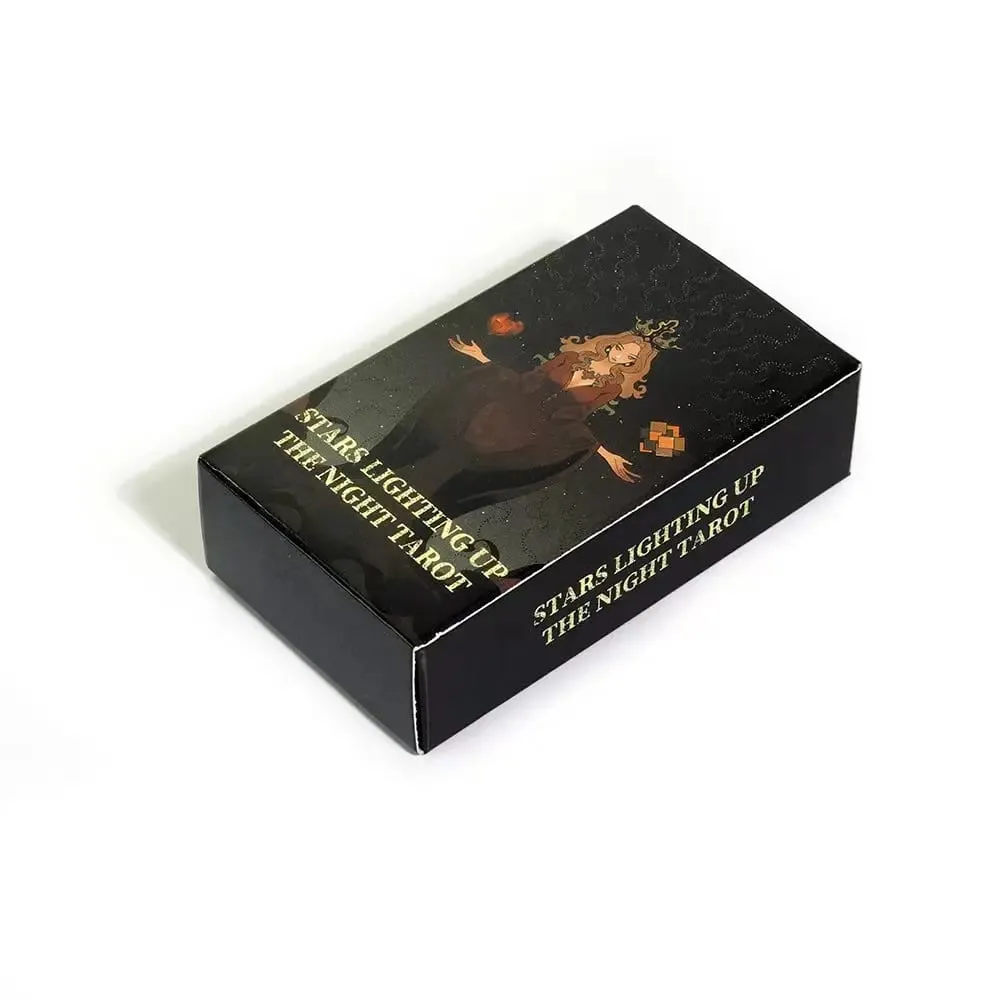 Estrelas iluminando a noite cartas oracle a 78 cartas de tarô edição de adivinhação baralho de adivinhação borad jogando jogos baralhos de tarô — image 6