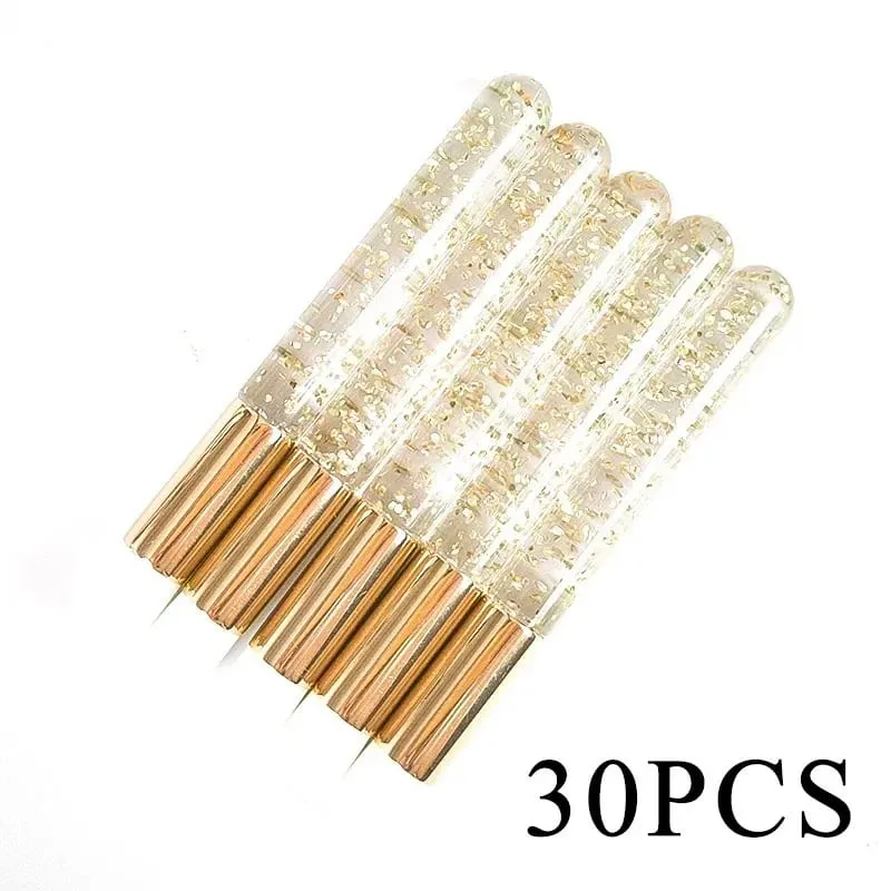 Wholesale 30/50pcs Eyelash Cleaning Brushes for Extensions Glitter Lash Shampoo Brush Nose Pore Cleansing Makeup
