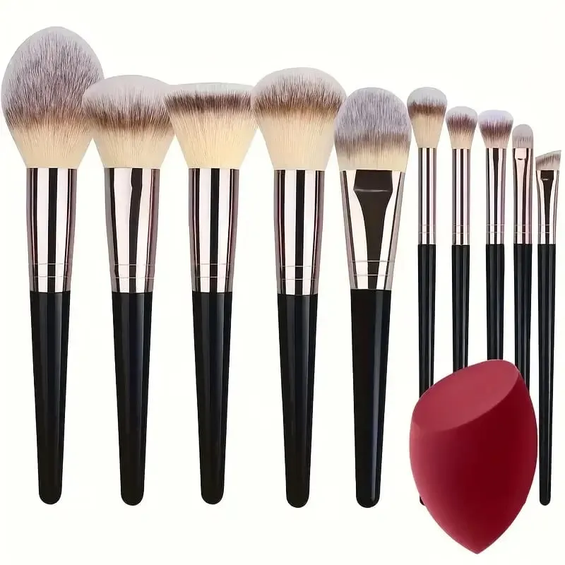 NYT 3-20 STK Makeup Børster Sæt Eye Shadow Foundation Concealer Blending Blush Brush Blød Fluffy Kvinder Beauty Tool Julegave — image 8