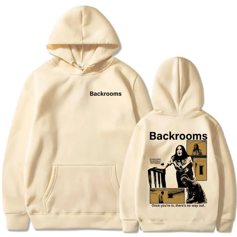 Horror Movie Backrooms Clark Mary Klein Hoodies Men's Women Clothing Casual Oversized Long Sleeves Hooded Sweatshirts Streetwear — image 7
