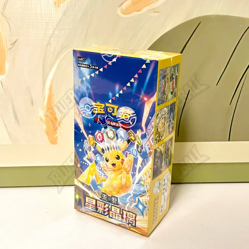 Oryginalny pokemon Scarlet Violet Gem Pack Vol6 cienkie pudełko TCG kolekcjonerskie bitwy karty kolekcjonerskie uproszczona chińska wersja zabawki prezent — image 2