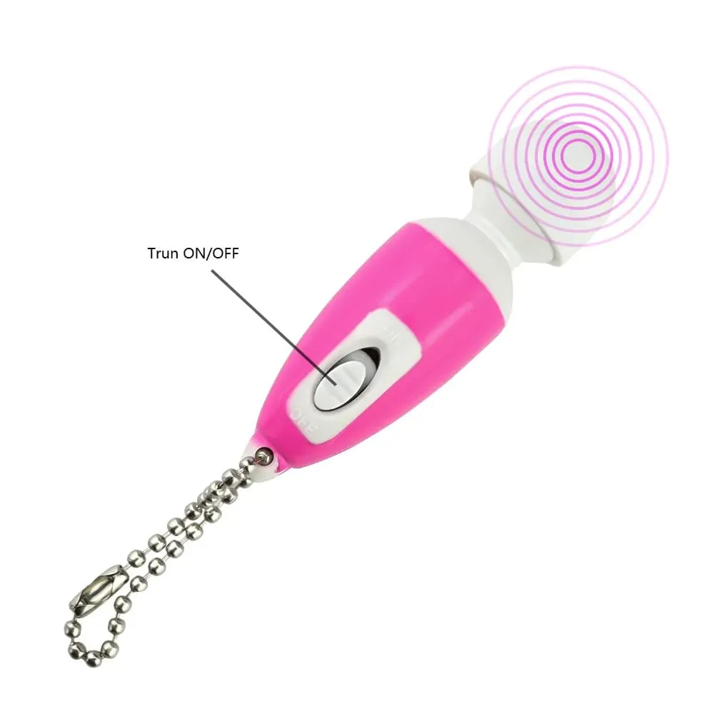 Mini Key Chain Women AV Vibrator Bullet Vibrating Wand G Spot Massager Masturbator Portable Anal Stimulator Sex Toys for Woman — image 3