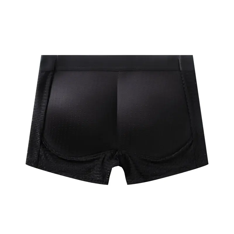 Nam Thân Tích Hợp Giả Mông Hông Nâng Tăng Cường Quần Short Quần Sịp Boxer Bộ Đồ Lót Định Quần Lót Nylon Thoáng Khí