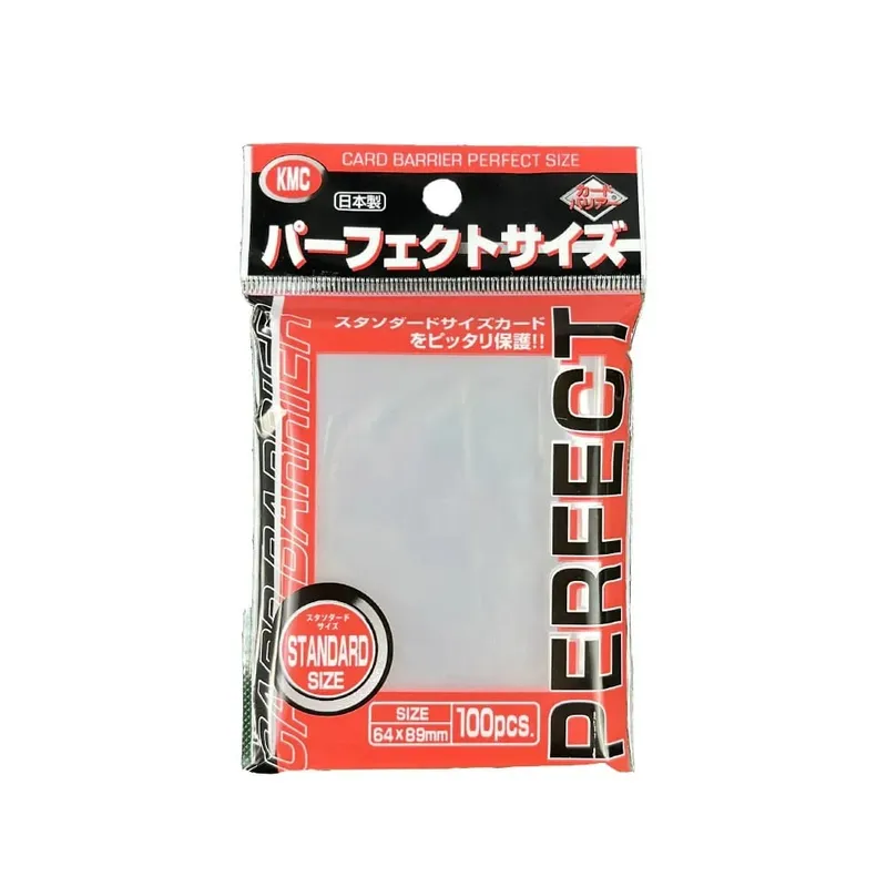 100PCS KMC 카드 슬리브 투명 트레이딩 카드 슬리브 완벽하게 맞는 표준 크기 카드 보드 게임 카드 외부 보호기 64x89mm