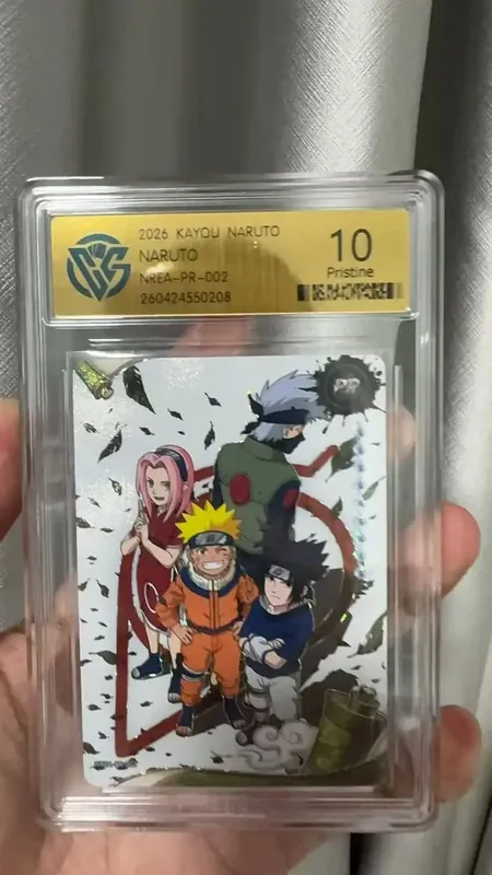 Naruto Card Αγγλική έκδοση PR-001PR-002 PRISTINE-10.0 Αυθεντική κάρτα αξιολόγησης KAYOU — image 4