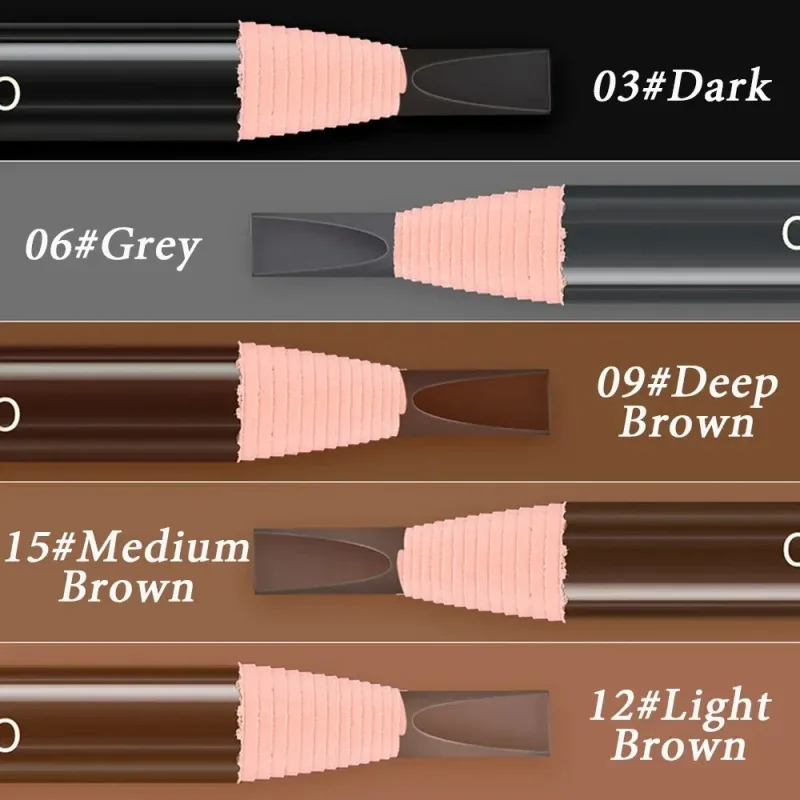 5 pz/set Matita Per Sopracciglia Trucco Marrone Potenziatori Per Sopracciglia Arte Cosmetica Matita Impermeabile Tinta Tipi Stereo Strumenti di Bellezza A Buon Mercato