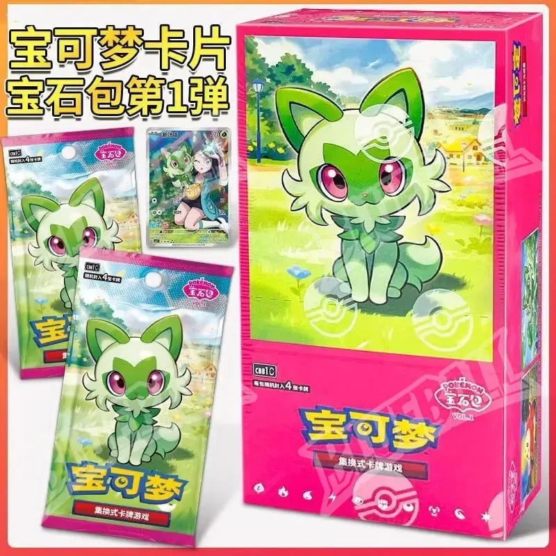 Oryginalny pokemon Scarlet Violet Gem Pack Vol6 cienkie pudełko TCG kolekcjonerskie bitwy karty kolekcjonerskie uproszczona chińska wersja zabawki prezent — image 10