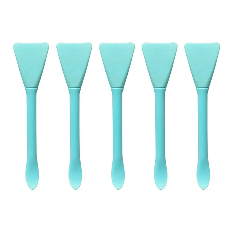 5 τμχ Βούρτσες μάσκας προσώπου σιλικόνης Spatula Applicator Skincare Spatula Lotion Κρέμα προσώπου Applicator Spa Εργαλεία μακιγιάζ — image 9