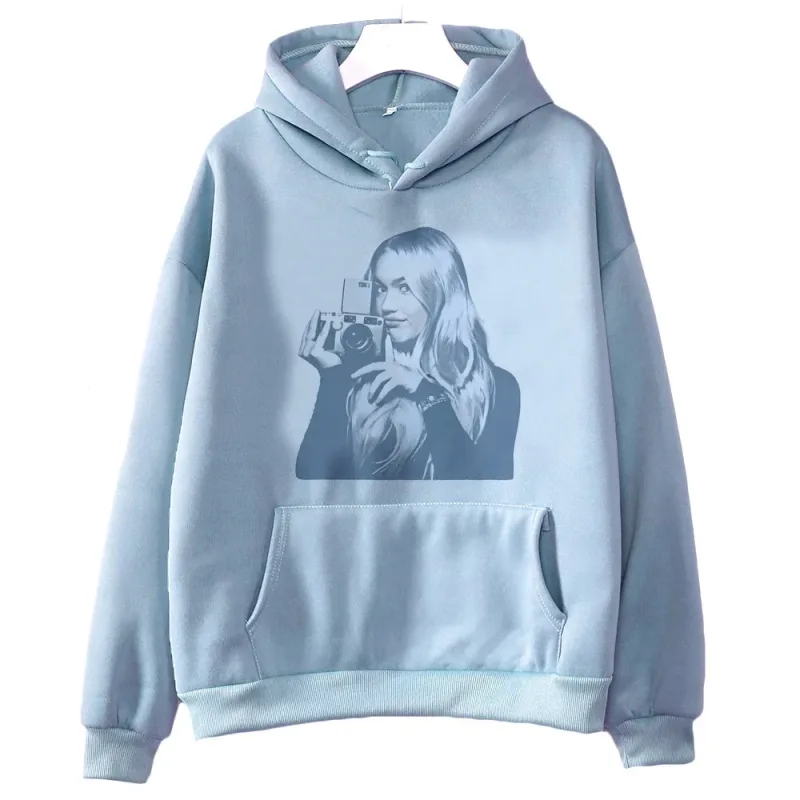 Freya Skye 2000s fashion hooded sweatshirt - Women's loose fit - Men's version. Cutecore. Suitable for both men and women. — image 9
